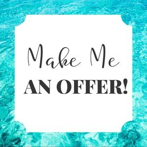 Don’t like my price? Make me an offer!